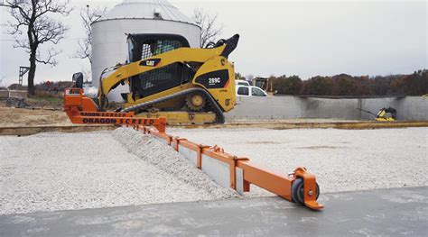 screed for skid steer|concrete skid steer grading attachments.